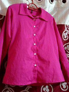 Pink Button-Down Shirt