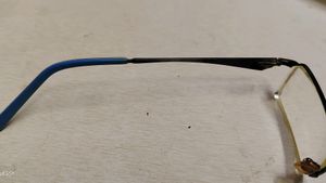New Like Blue Metal Half-Rim Spectacles