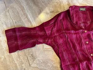 LONG INDOWESTERN TOP