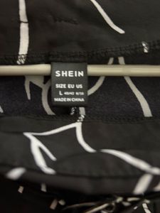 Abstract Print Wide Leg Pants