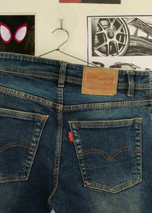Distressed Dark Wash Jeans