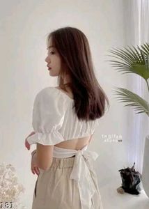 White Offshoulder Top