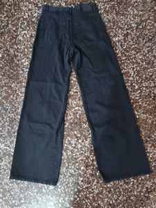 Wide Leg Black Jeans