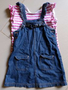 Dungaree Set For Kids 5 Year