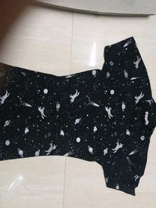 Space Unicorn Print Dress