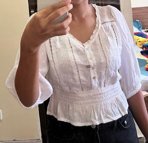 Zudio White blouse