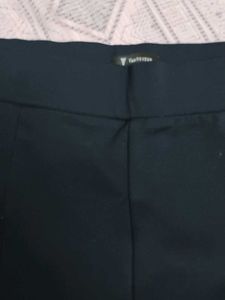 Dark Blue Fitted Pants