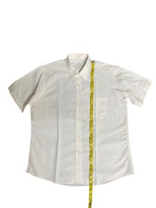 Men's White Short Sleeve Shirt