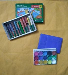 Water Colours, Wax Colour