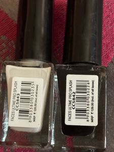 Black And White Mail Polish