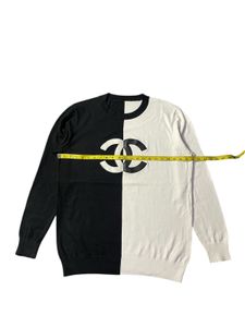 Chanel Two-Tone Knit Sweater