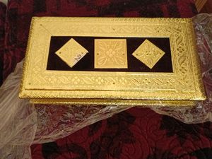 Golden Jewelry/dryfruit Multipurpose Box For Sale