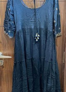Dark Navy Blue Gown