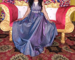 Purple Shimmer Gown
