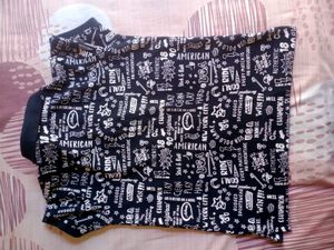 Boys Graphic Print slantT-shirt