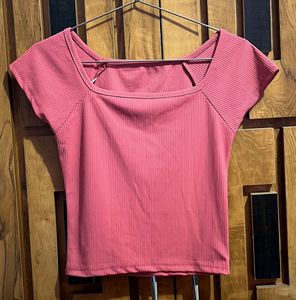 Set Of Cute Ribbed Crop Tops