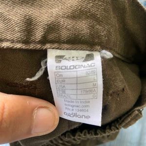 Brown Cargo Straight Fit