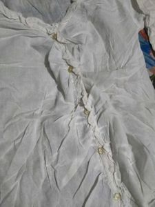 Elegant White Button-Down Top