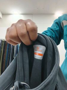 Dark Gray Zip-Up Jacket