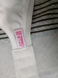 White Shelca Non Padded Comfortable Cotton Bra