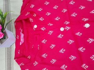 Pink Printed Dress