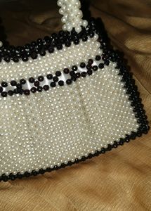 Pearl Beaded Fancy Handbag