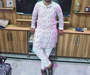 Floral Print Kurta Set