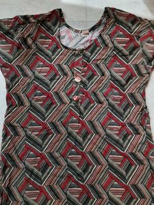 Patterned Tunic Top