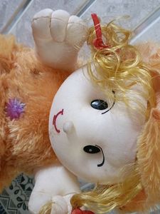 Doll With Brown Hat And Dress