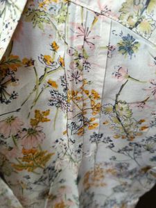 Cotton Shirt With Floral Print