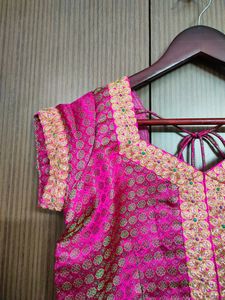Magenta Lehenga Choli Set