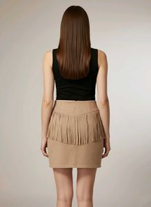 Sexy Fringe Mini Skirt free Size for 28-30-32