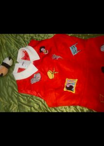 Imported Korean New With Tags Red Dress
