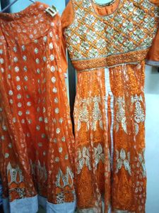 Peplum Heavy Gown Or Lehenga Set