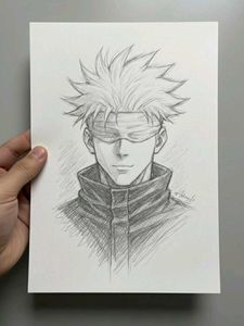 Gojo Satoru Sketch - Jujutsu Kaisen Fan Art
