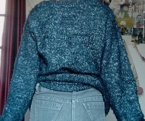Blue Knit Sweater