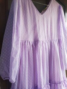 Lavender Tiered Maxi Dress