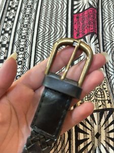 Woven Black Belt