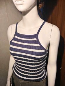 Striped Knit Tank Top