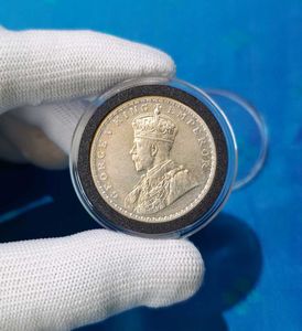 1 Rupee George 5 Silver Coin 1916, British India