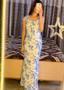 Floral Bodycon Maxi Dress