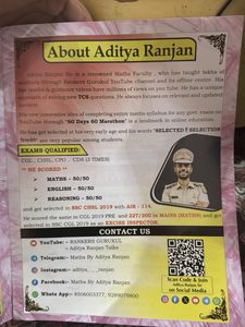 SSC Maths Book - Aditya Ranjan Sir