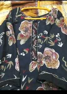 Floral Print Kurti Top