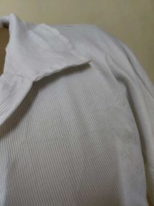 White Long Sleeve Top
