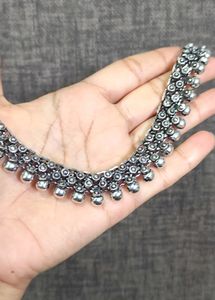 Silver Oxidized Choker
