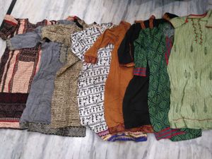 Set of 8 Women Kurta