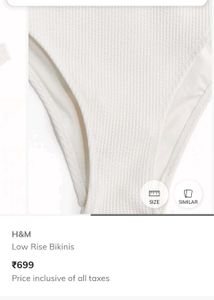 H&amp;M Low Raise Bikini Brief And Bra