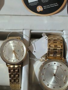 New Metal Hard Pot 2 Pc With Stand Brass