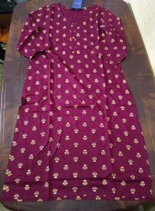 Beautiful Maroon Colour Kurta