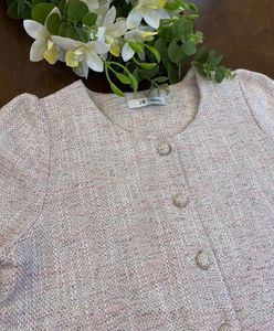 Pink Tweed Jacket
